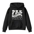 thumbnail image 2 of Gelikeya Back To School Hoodies for Girls 10-12 Sweatshirt for Girls Girls First Day Of School Outfit Clothes for Girls Children's Fashion (Black, 5-6 Years), 2 of 3