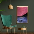 thumbnail image 2 of Nature Wall Art with Frame, Thunderstorm Bolts with Vibrant Colorful Sky Like Solar Phenomenal Nature Picture, Printed Fabric Poster for Bathroom Living Room, 23" x 35", Pink Grey, by Ambesonne, 2 of 2