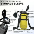thumbnail image 2 of 64oz Sports Water Bottle with Detachable Strap, Button-Operated Lid, and Straw - Perfect for Hydration on the Go, 2 of 7