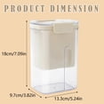 thumbnail image 3 of ZOURIH 1 Pack Greek Yogurt Strainer - Greek Yogurt Maker with Ultra-fine Mesh Basket and Pressure Spring for Homemade Thick and Creamy Greek Yogurt, 3 of 6