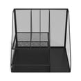 thumbnail image 2 of HITOUCH BUSINESS SERVICES 8 Compartment Wire Mesh Desk Organizer Matte Black TR57533-CC, 2 of 3