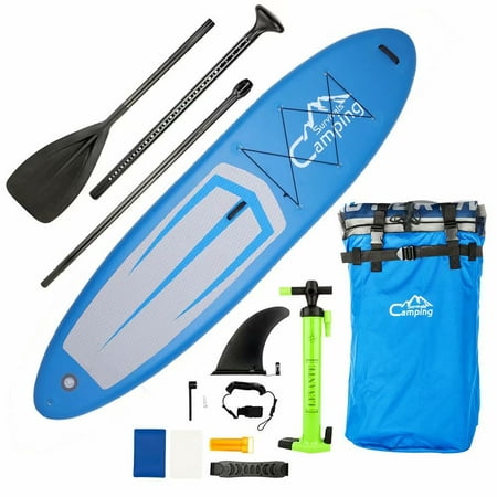 KS-SP1009 11' Adult Inflatable SUP Stand Up Paddle Board Blue & Gray &