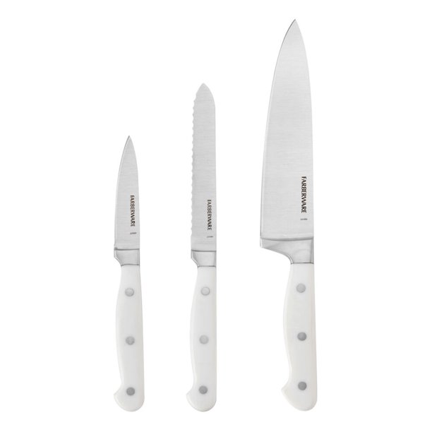 Farberware Professional 3Piece Triple Rivet Chef Knife Set