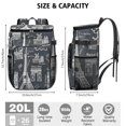 thumbnail image 3 of Insulated Lunch Box Cooler Backpack Portable Backpack Coolers Insulated Leak Proof,Waterproof Soft Sided Cooler Bag for Travel,Beach,Camping,Picnic,Lunch Backpack for Office Workers Family Travelers, 3 of 6