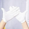 Framer Supply White Cotton Gloves, Large, 12 Pairs