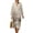 Beige - Cactus, variant on Leaf Printed Imitation Linen Womens Summer Maxi Dress Casual Loose Long Dresses 3/4 Sleeve Midi Dresses Lightweight Fashion Midi Maxi Dress, 3XL