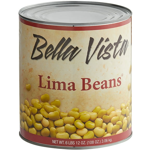 Bella Vista #10 Can Lima Beans - 6/Case