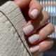 thumbnail image 2 of 24pcs Short False Nails White Press on Nails Glitter Fake Nails Stick on Nails Petite False Nails Removable Glue-on Nails Fake Nails Women Girls Nail, 2 of 5