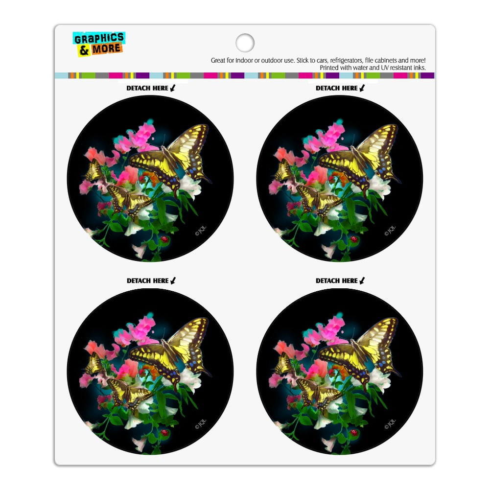 Butterfly Magnets Swallowtails Set of 20 Multi-Color Insects Kitchen Magnets 