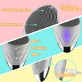 thumbnail image 3 of Facial Cleansing Brush Heated,Waterproof Vibrating Face Scrubber for Deep Cleanser,Face Brush Gentle Exfoliating Massaging,5 Adjustable Speeds USB Rechargeable Exfoliating Brush, 3 of 7