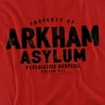 thumbnail image 2 of Batman Arkham Asylum Unisex Adult T Shirt, Red, Small, 2 of 6