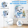 thumbnail image 3 of Art Kit Bowetile para colgar con forma de oso polar con forma de diamante en 5D, 3 of 7