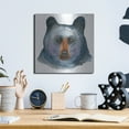 thumbnail image 6 of Luxe Metal Art ' Black Bear' by Jeannine Saylor, Metal Wall Art, 12"x12", 6 of 9