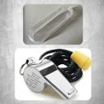 thumbnail image 5 of Sports Whistles with Lanyard Stainless Steel Whistle Loud Crisp Sound Gifts for Basketball Coach Referees Teachers from Player, 5 of 5