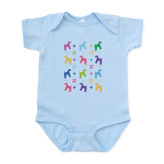 CafePress - Airedale Terrier Designer Infant Bodysuit - Baby Light Bodysuit, Size Newborn - 24 Months
