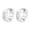 Iced Out-Silver, variant on Leander Hoop Earrings for Men S925 Sterling Silver Hypoallergenic Hoop Earrings, 14K Gold Plating Round Circle Earrings For Men Women