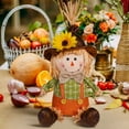 thumbnail image 4 of zhmrfg Fall Festival Sunflower Scarecrow Doll Autumn Seasonal Decoration for Table Mantel Porch Home Office Harvest Thanksgiving Cozy Holiday Seasonal Decor Gift Idea, 4 of 5