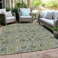 thumbnail image 4 of Dalyn Rugs Machine Washable Indoor/Outdoor Chantille Green 9' x 12' Rug, 4 of 9