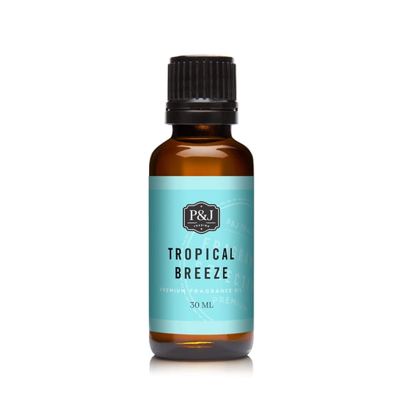 P&J Trading Fragrance Oil | Tropical Breeze 30ml - Scented Oil for Soap Making, Diffusers, Candle Making, Lotions, Haircare, Slime, and Home Fragrance