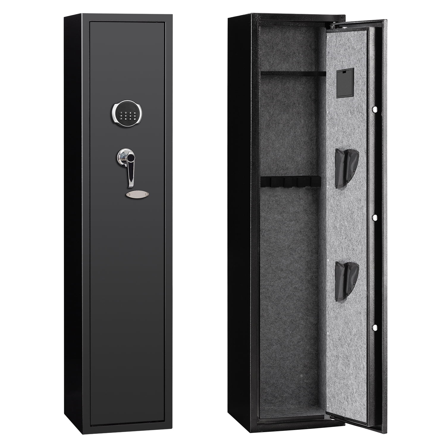 Large Rifle Gun Safe, Electronic 4 Gun Security Cabinet ...