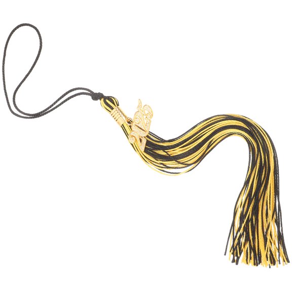 CTIRCHIU Smooth Polyester Graduation Tassel with 2025 Charm for Cap Accessory