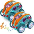 thumbnail image 1 of Speedlite Dynamic Gear-Powered Car with Led Lights, Dynamic Gear Dynamic Cars with LED Lights, Children's Transparent Luminous Toy Car with Colorful Moving Gears (2pcs), 1 of 8