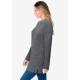 thumbnail image 3 of Woman Within Plus Size Ultra Soft Waffle Thermal Sweatshirt, 3 of 5