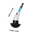 thumbnail image 3 of Black and Friday Clearance Sale Deal cuyhtdup Multi Functional Rechargeable Bathroom Liquid Filling Cleaning Brush Automatic Rotation Liquid Addition Cleaning Bathroom Brushing And Floor Scrubbi, 3 of 9