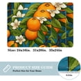 thumbnail image 2 of Tangerine Non-Slip Polyester Bath Rug, Machine Washable Area Rugs for Bathroom and Chair Rug, 2 of 6