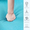 thumbnail image 5 of PARKWELL 24" x 22" Turquoise Outdoor Chair Deep Seating Cushion, Water Resistant, 5 of 7