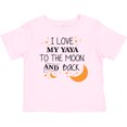 thumbnail image 3 of Inktastic I Love My Yaya to the Moon and Back Boys or Girls Baby T-Shirt, 3 of 5