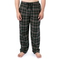 thumbnail image 1 of Pantalón de dormir de franela IZOD para hombre, verde a cuadros, XL, 1 of 5