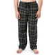 thumbnail image 1 of Pantalones de Pijama de Franela para Hombre IZOD Verde a Cuadros Talle M, 1 of 5