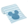 Lambs & Ivy Disney Baby MICKEY MOUSE Blue/White Fleece Appliqued Baby Blanket