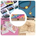 thumbnail image 5 of 7.9×2.3 In Wooden Boxes Durable Easy To Use Dustproof Prevent Slippery Delicate And Cabinet DarkOrchid Tie Dye Background Rainbow Colors Tie-dye Pattern, 5 of 8