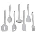 thumbnail image 1 of Juego de utensilios de cocina de silicona premium Chef Craft, 7 piezas, color gris, 1 of 4