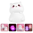 thumbnail image 3 of 1Pc USB Charging Cat Lamp Color Changing Patted Lamp for Home Bedside (White), 3 of 8