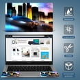 thumbnail image 2 of QTH Multicolour City Car Laptop Skin Sticker 14 15 15.4 15.6 Inches Durable, 2 of 4