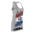 thumbnail image 3 of What Up Doe Women's Mini Tank Dress in Grey for 4th of July, 3 of 4