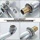 thumbnail image 3 of Bathroom faucet, chrome single handle bathroom mixer tap for bathroom sink or vanity, adjustable hot and cold basin mixer tap, 3 of 5
