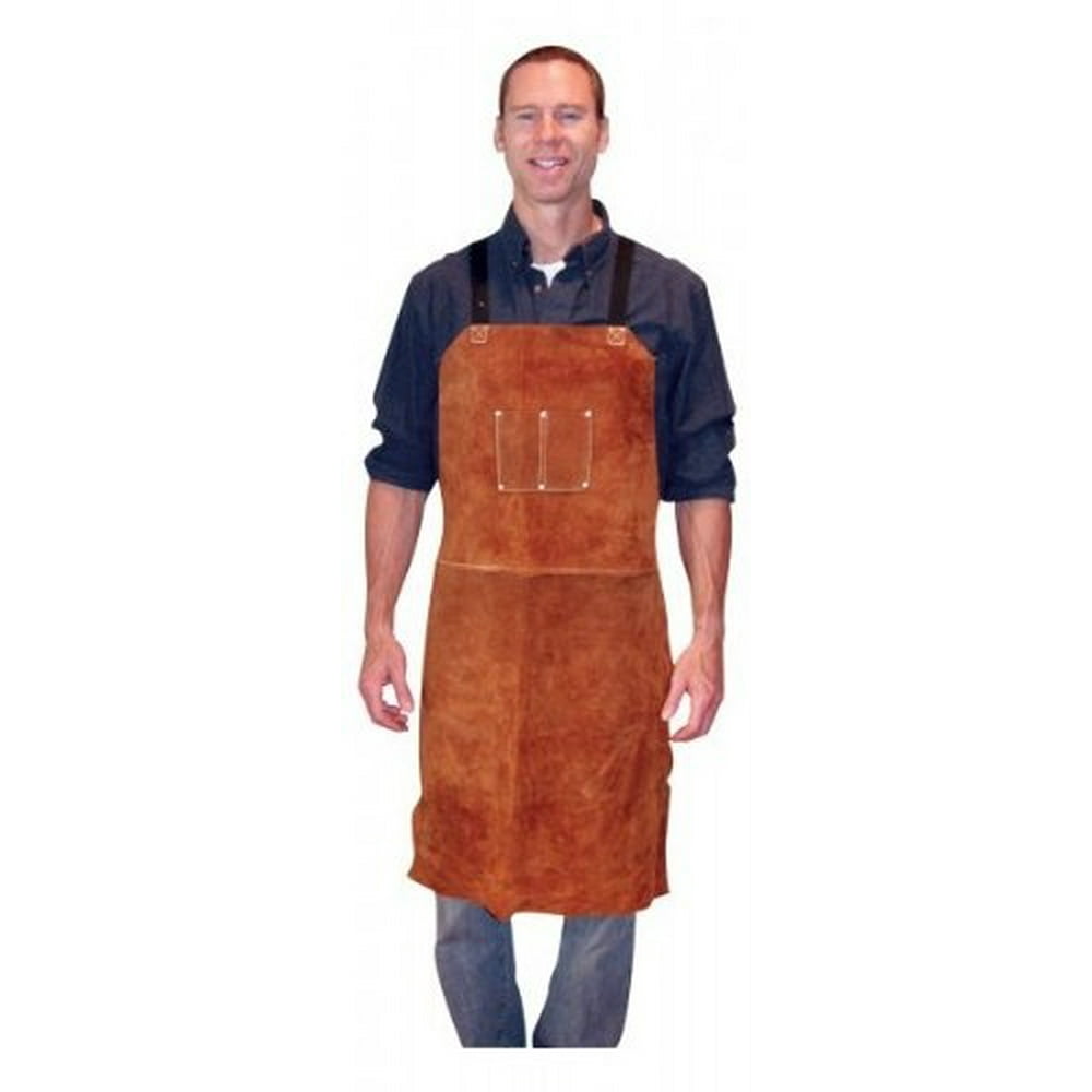 G & F leather welding apron heat flame resistant heavy duty work