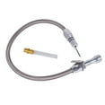 thumbnail image 4 of Dipstick de Transmission Réparation en Acier Inoxydable Tressé Pare-Feu Flexible TH350 TH-400 700R4 Trans Tranny BBC Trans Remplacement pour GM, 4 of 7