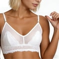 thumbnail image 4 of Admvng Women's Bras Wireless Lace Sheer Mesh Cute Comfort Everyday Bra, 4 of 6