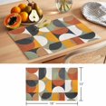 thumbnail image 6 of Mid Century Geometric Placemats Set of 4 Abstract Modern Retro Place Mats Table Mats Kitchen Dining Home Outdoor Party Table Decoration, 6 of 9