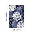 thumbnail image 3 of asddcavvf Tapis Extérieur Tapis de Paille Extérieur Réversible Tapis de Terrasse Décoration Extérieure Grande Surface RV Pique-Nique Arrière-Cour Balcon Porche Plage Tapis de Camping Bleu Tapis Doux Tapis Shag, 3 of 6