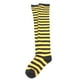 thumbnail image 1 of BRIGHTFUFU Par de calcetines por encima de la rodilla a rayas amarillas y negras para mujer (amarillo y negro), 1 of 2