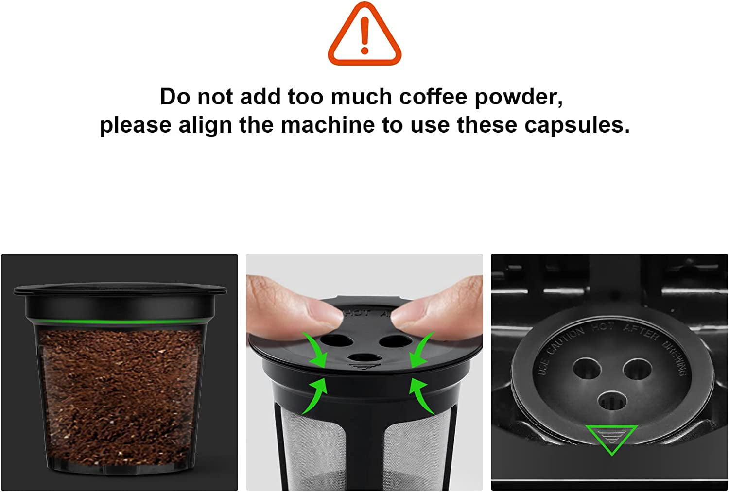  Reusable Coffee Pods Compatible with Ninja DualBrew Coffee Maker,  4 Pack Reusable K Pod Permanent k Cup Coffee Filter Accessories for Ninja  CFP301 CFP201 CFP307 Dual Brew Pro: Home & Kitchen