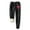Black, variant on Women's Lined Thermal Leggings High Waist Winter Warm Velvet Jogging Pants Thickened Cold Weather Trousers For Ladies