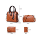 thumbnail image 2 of Set 4 Bolsas Mujer Moda Cartera Crossbody Bandolera Tote Pu Color Rojo, 2 of 4