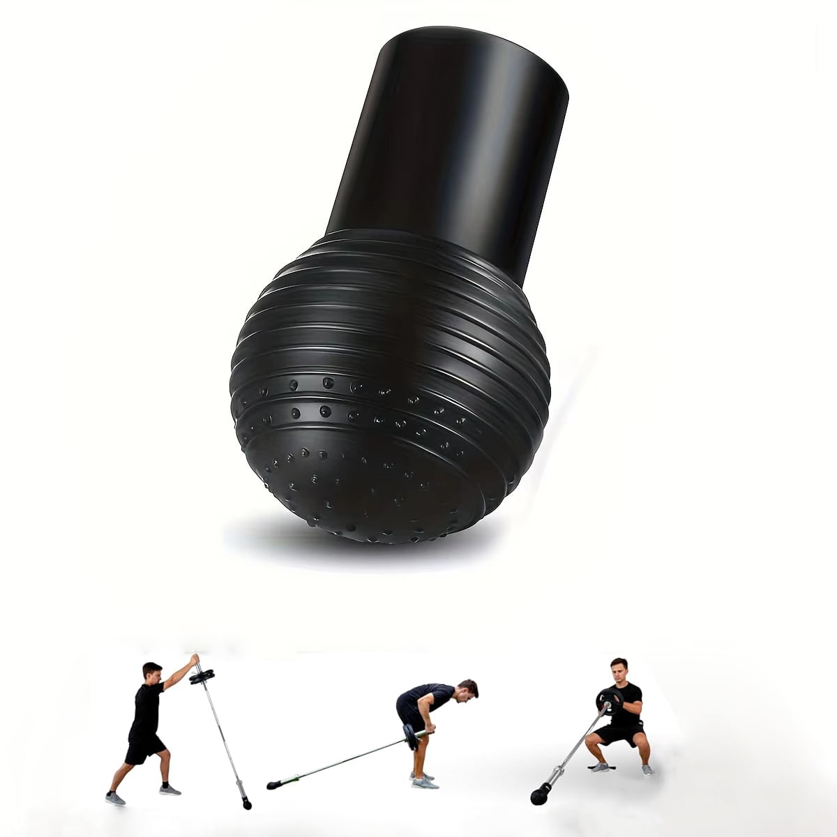 Barbell Landmine Attachment 2 Inch Olympic Bar 360° Rotation Base for Strength Training Home Gym Workout Equipment